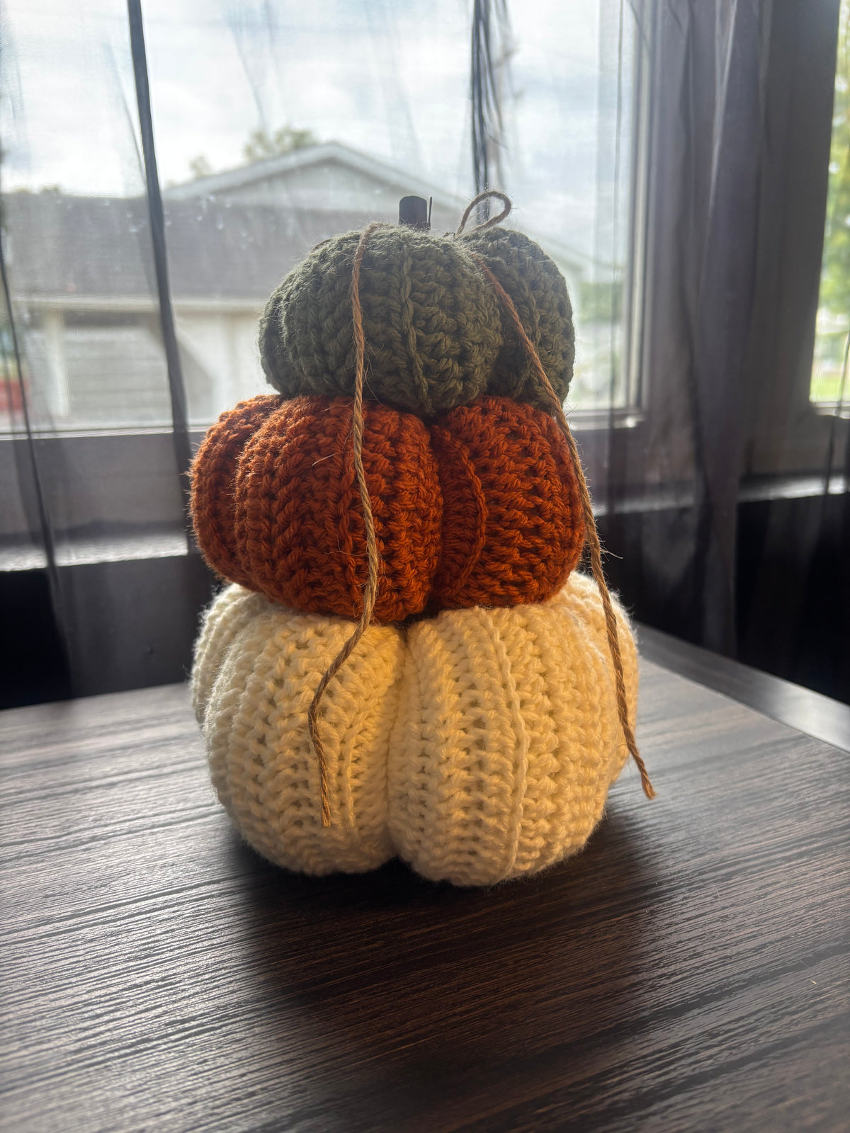 Stacked StitchKnot Pumpkin