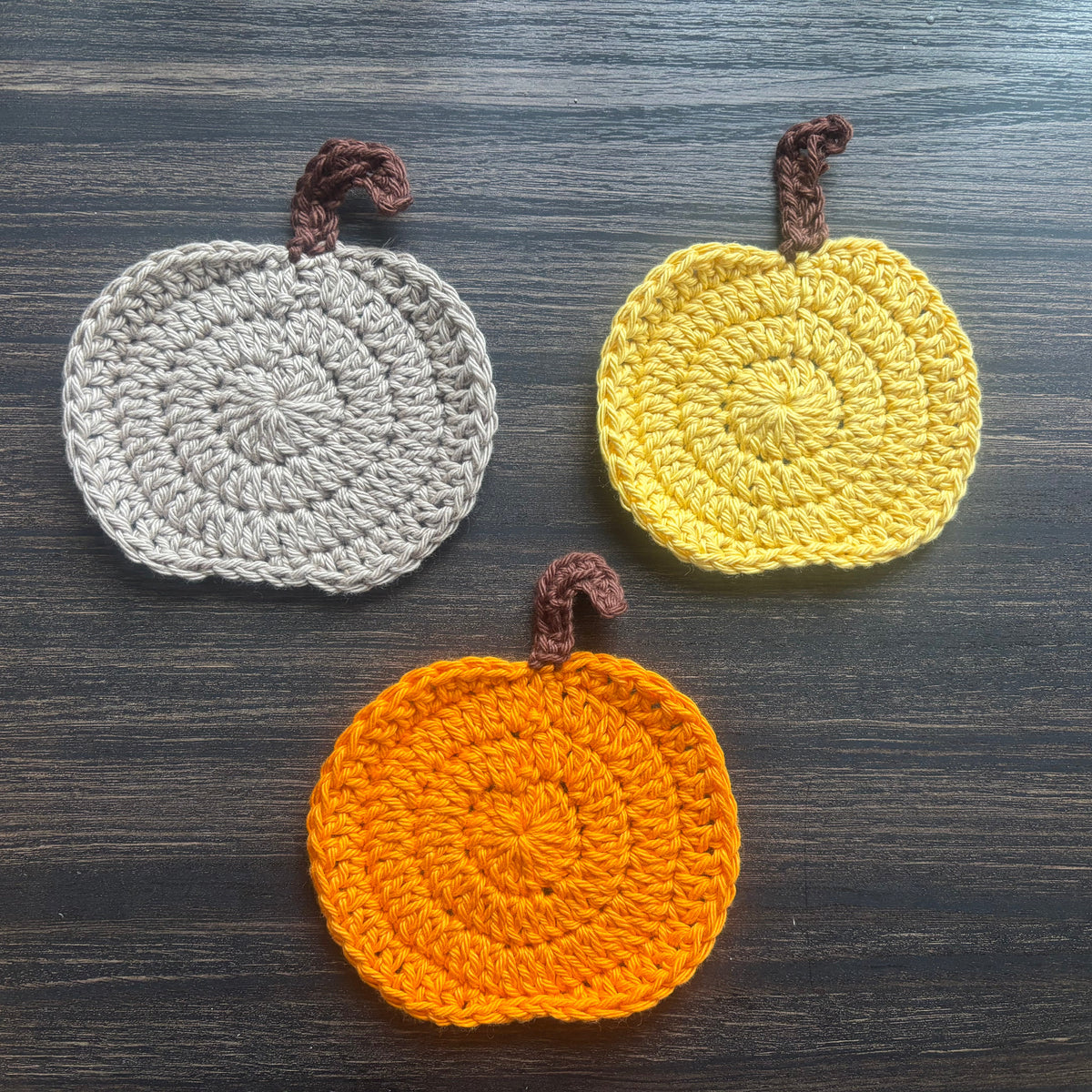 Pumpkin Coasters